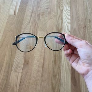UO Round Metal Blue Light Glasses